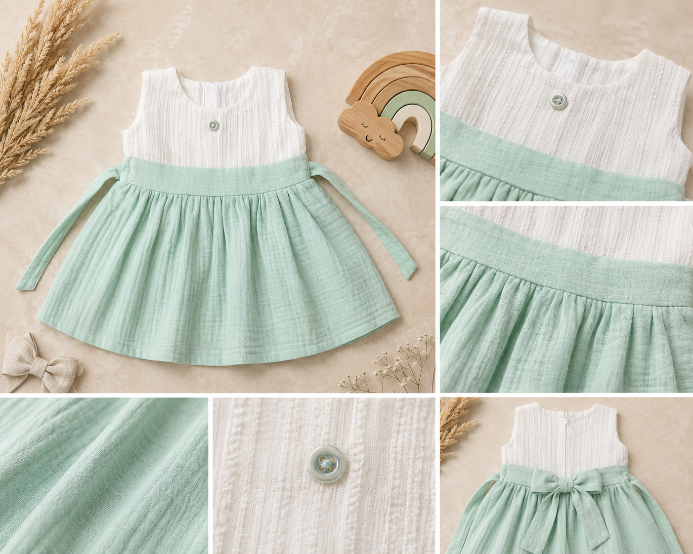 Name: Sage bloom dress